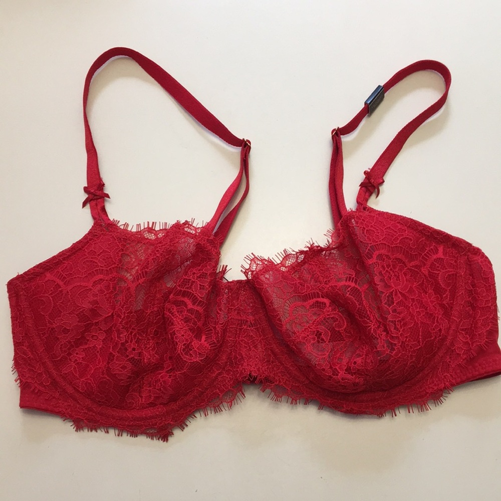 Victoria’s Secret red bra